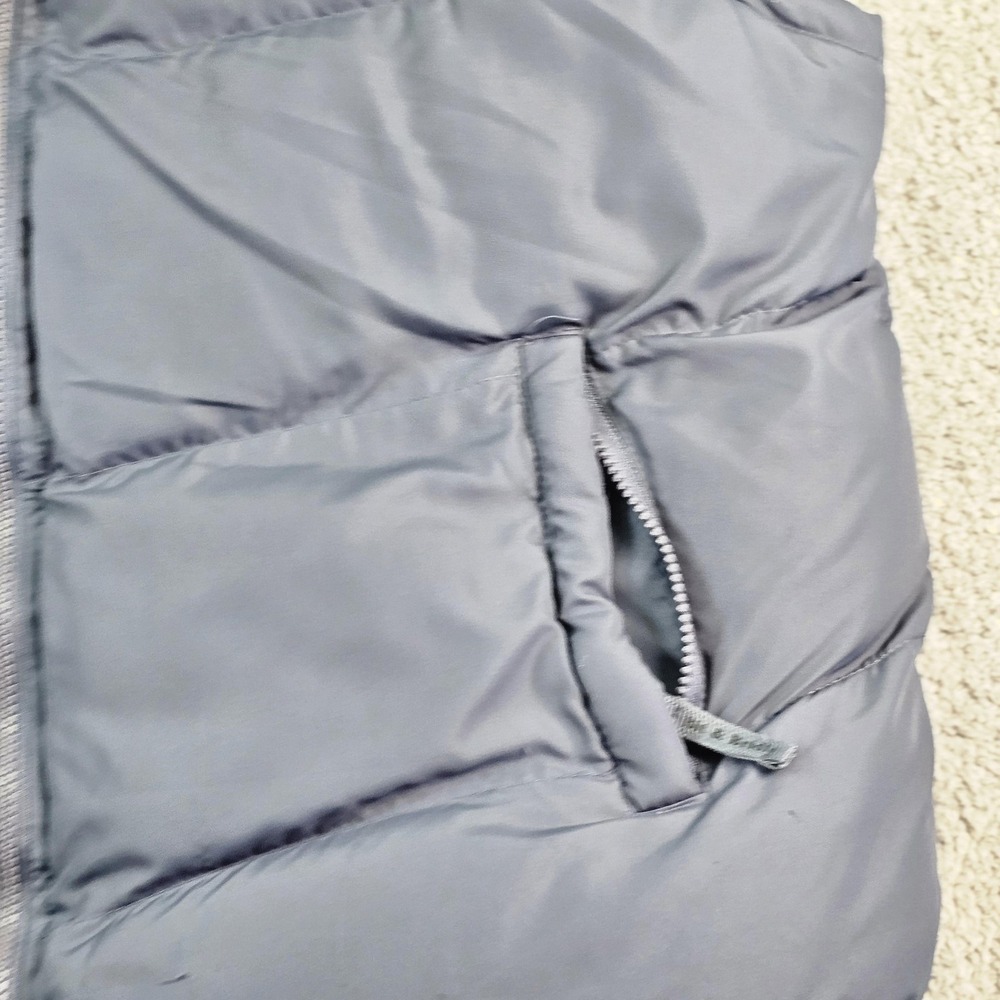 Bit & Bridle Vest Womens Large Blue Puffer Quilted Full Zip Reversible Horses - Picture 3 of 13